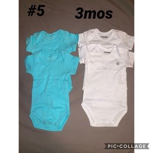 NEW Baby Boy onesies 4 pack